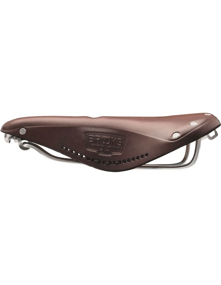 Brooks zadel B17 Carved Antique Brown
