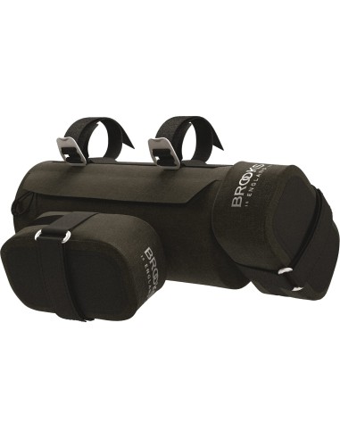Brooks stuurtas Scape Handlebar Pouch Mud Green 3L