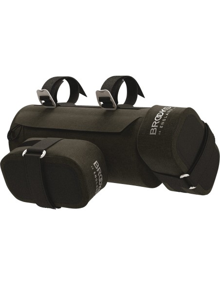 Brooks stuurtas Scape Handlebar Pouch Mud 3L