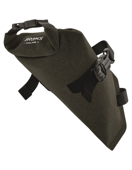 Brooks zadeltas Scape Roll mud green