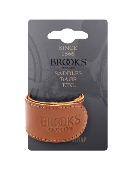 Brooks broekklem leer honey