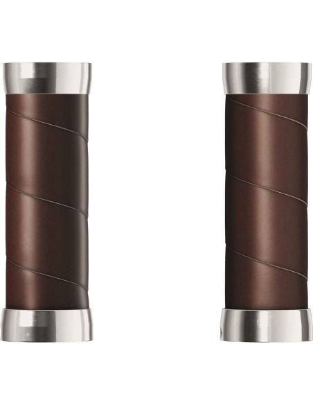 Brooks handvatten Slender Leather grips 100mm a brown