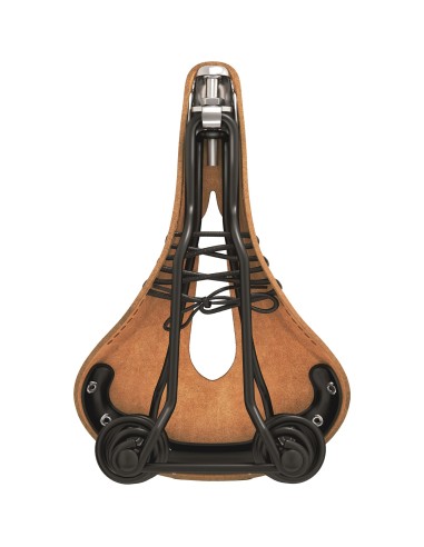 Brooks zadel Flyer Carved Honey