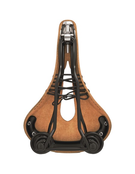 Brooks zadel Flyer Carved Honey