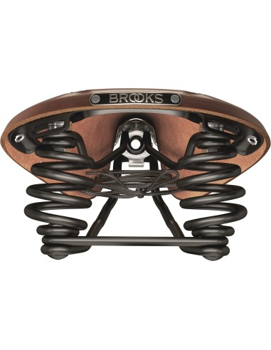 Brooks zadel Flyer Carved Antique Brown