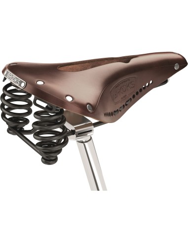 Brooks zadel Flyer Carved Antique Brown