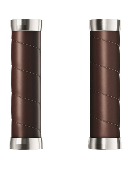 Brooks handvatten Slender Leather grips 130mm a. brown