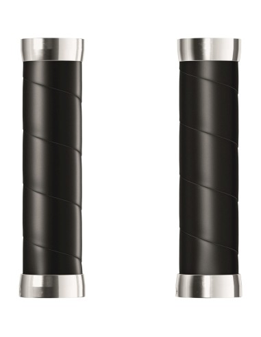 Brooks handvatten Slender Leather grips 130mm black