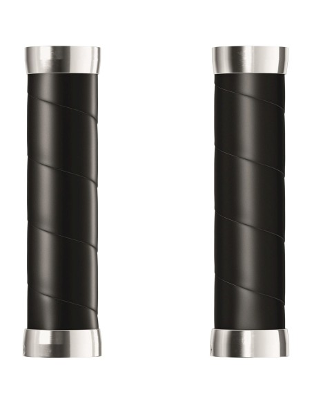 Brooks handvatten Slender Leather grips 130mm black