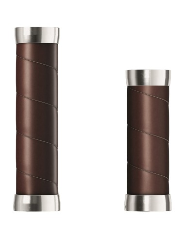 Brooks handvatten Slender Leather grips 100/130mm a. brown