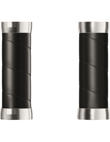 Brooks handvatten Slender Leather grips 100mm black