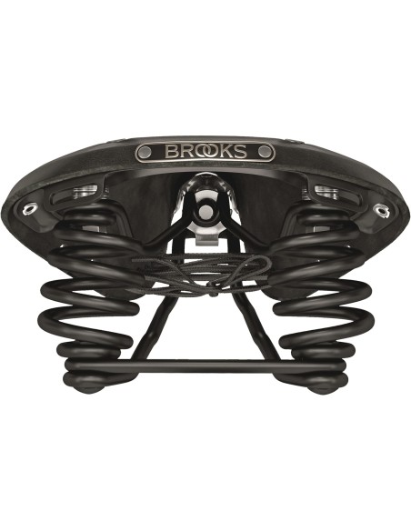 Brooks zadel Flyer Carved zwart