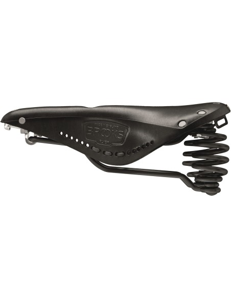 Brooks zadel Flyer Carved zwart