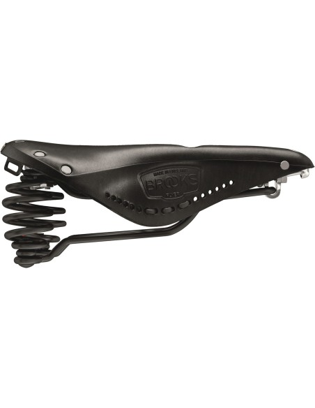 Brooks zadel Flyer Carved zwart