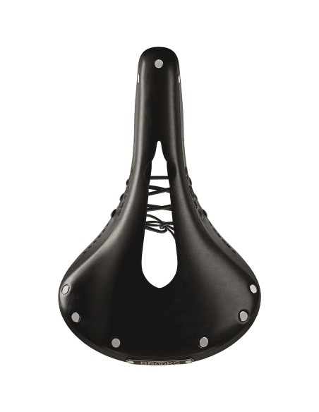Brooks zadel Flyer Carved zwart