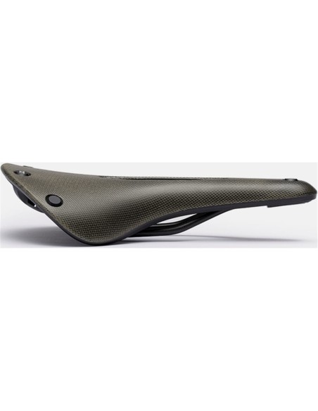 Brooks zadel C17 Carved Mud Green