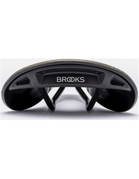 Brooks zadel C17 Carved Mud Green