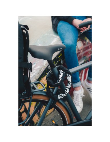 Urban Proof kettingslot code 100/8 Recycled zwart