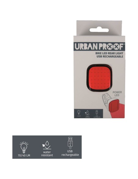 Urban Proof achterlicht led usb