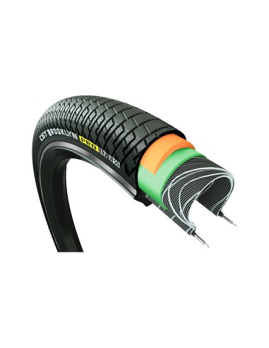 CST btb Brooklyn Pro 24 x 2.15 zwart reflectie