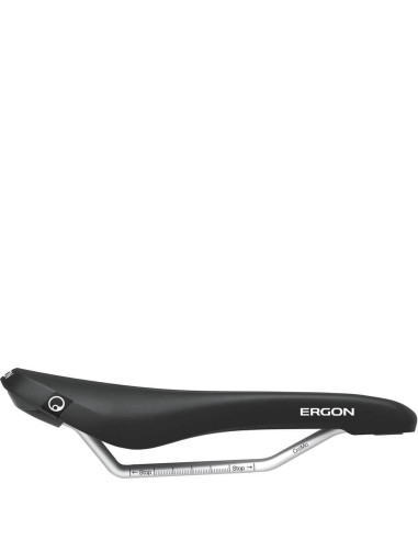 Ergon zadel SM dames zwart S/M zwart