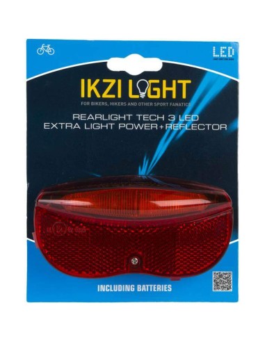 IKZI Light achterlicht 3 led batterij 50mm