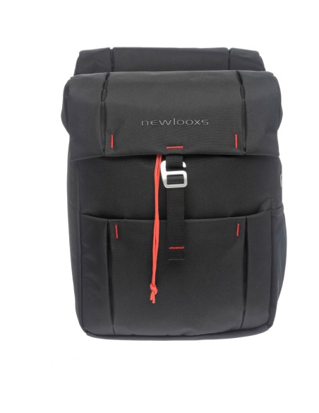 New Looxs fietstas dubbel Vigo black AVS 37L