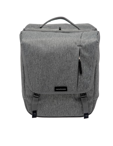 New Looxs fietstas dubbel Nova afneembaar grey 32L