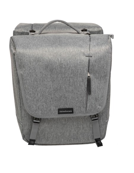 New Looxs fietstas dubbel Nova grey MIK 32L