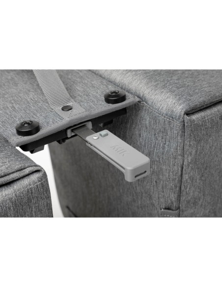 New Looxs fietstas dubbel Nova grey MIK 32L