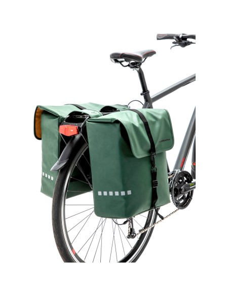 New Looxs fietstas dubbel Odense green 39L