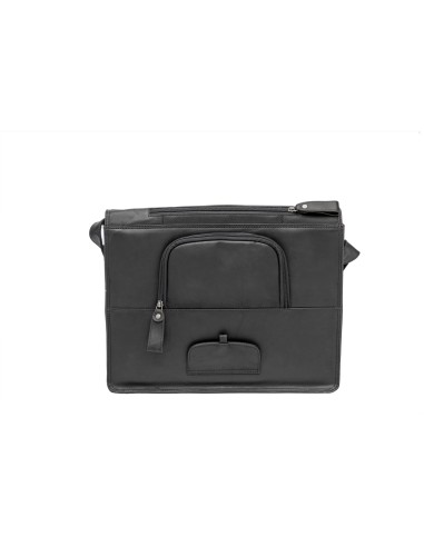 New Looxs laptoptas Fellini leer zwart 19L 15 inch