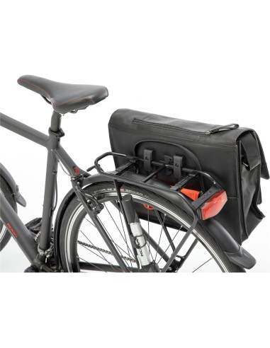 New Looxs laptoptas Fellini leer zwart 19L 15 inch