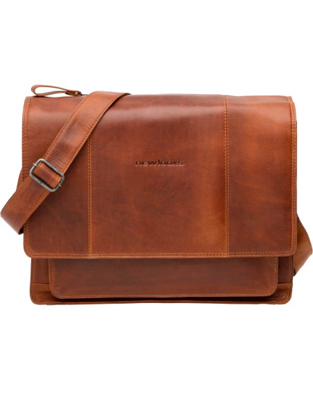 New Looxs laptoptas Fellini leer cognac 19L 15 inch