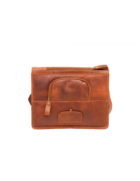 New Looxs laptoptas Fellini leer cognac 19L 15 inch