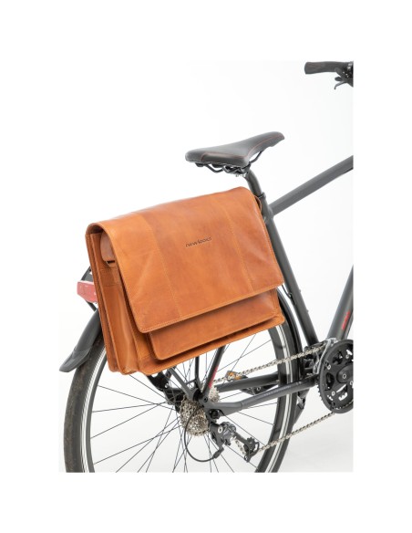 New Looxs laptoptas Fellini leer cognac 19L 15 inch