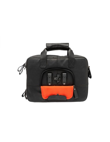 New Looxs laptoptas Cali leer zwart 17L 15 inch