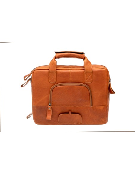 New Looxs laptoptas Cali leer cognac 17L 15 inch