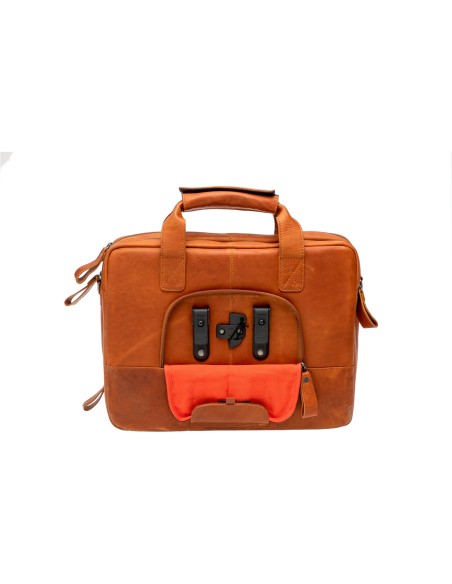 New Looxs laptoptas Cali leer cognac 17L 15 inch