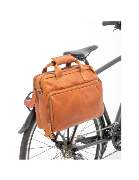 New Looxs laptoptas Cali leer cognac 17L 15 inch