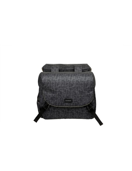 New Looxs fietstas dubbel Mondi Joy Ivy black 38L