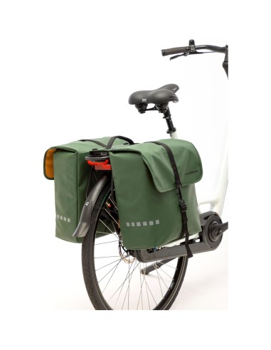 New Looxs fietstas dubbel Odense green MIK 39L