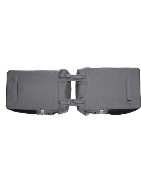 New Looxs fietstas dubbel Vigo grey 37L