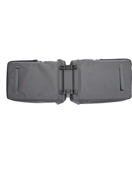 New Looxs fietstas dubbel Vigo grey Racktime 37L