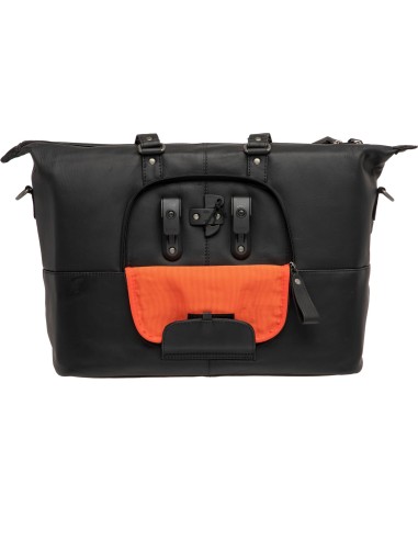 New Looxs laptoptas leer Verla zwart 21 liter