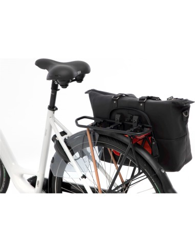 New Looxs laptoptas leer Verla zwart 21 liter