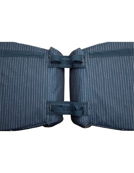 New Looxs fietstas dubbel Joli nomi blue 37L