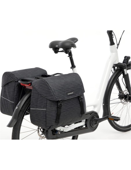 New Looxs fietstas dubbel Joli nomi black 37L