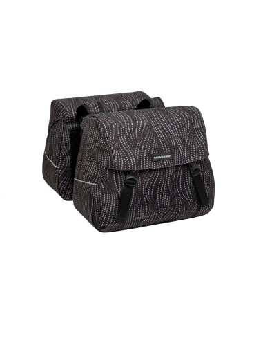 New Looxs fietstas dubbel Joli Alma black 37L