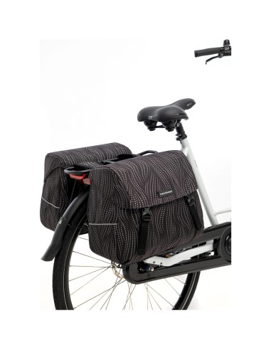 New Looxs fietstas dubbel Joli Alma black 37L